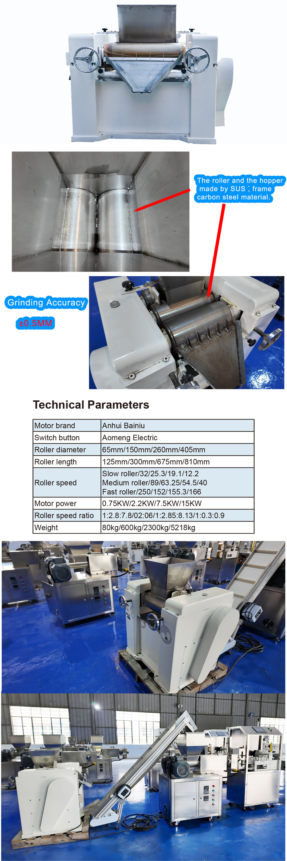 soap machine three roll mill