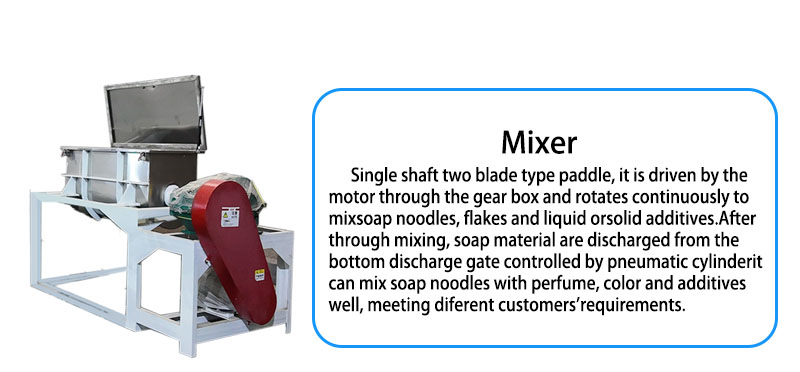 toilet soap mixer machine