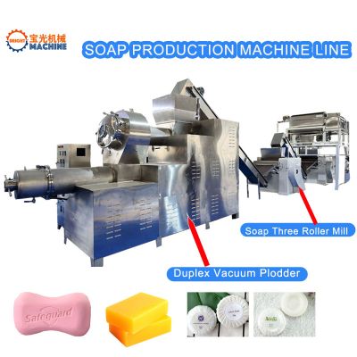 fully automatic laundry soap making machine line